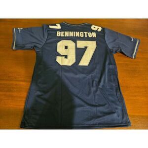 Bennington‎ Pontoons #97 Football Jersey Blue Stitched Size Large